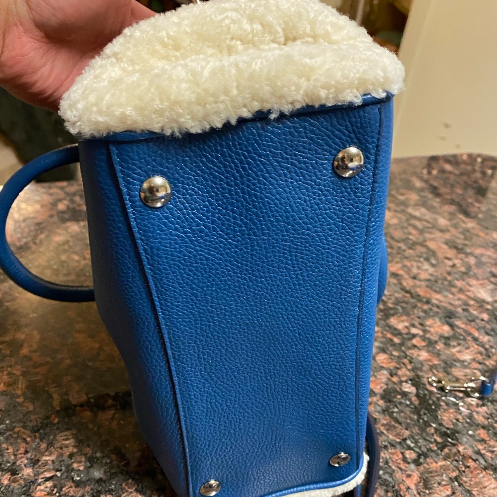 MINI BENNETT SATCHEL IN SHEARLING AND LEATHER (COACH F36689) - Picture 4 of 11